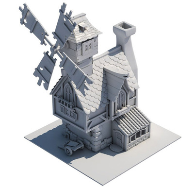 虛擬世界的基石 游戲場景3D建筑模型的設(shè)計藝術(shù)與技術(shù)