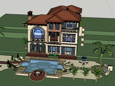 SketchUp 模型設(shè)計 三層別墅設(shè)計模型免費下載與創(chuàng)作指南